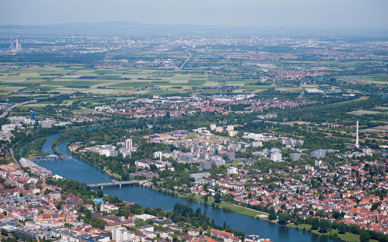 Luftaufnahme Neuenheimer Feld