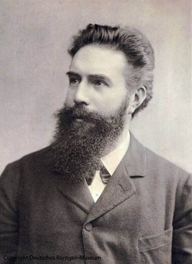 Historische Aufnahme - Portrait von Wilhelm Conrad Röntgen