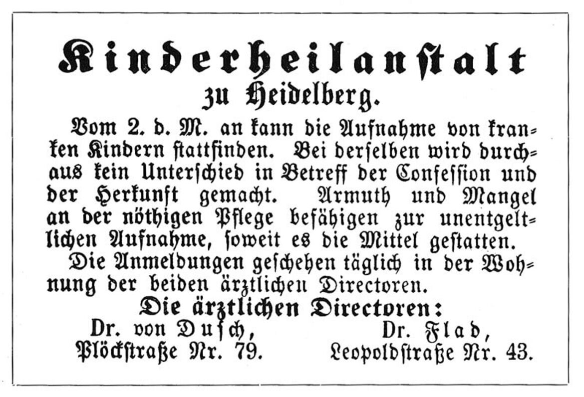 Kleinanzeige Tagesblatt