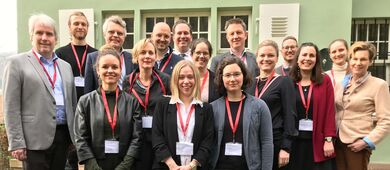 NEW_LIVES Mitarbeiterinnen und Mitarbeiter bei der Tagung "Towards Genomic Newborn Screening in Germany" im März 2024 im Internationalen Wissenschaftsforum Heidelberg (IWH)
