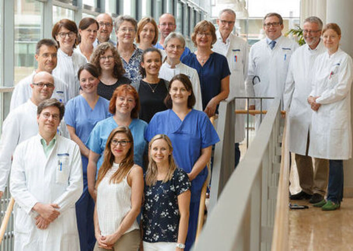 Das Team der Stammzelltransplantation und Zelltherapie des Klinikums.