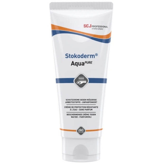 [Translate to English:] Stokoderm aqua pure hand cream
