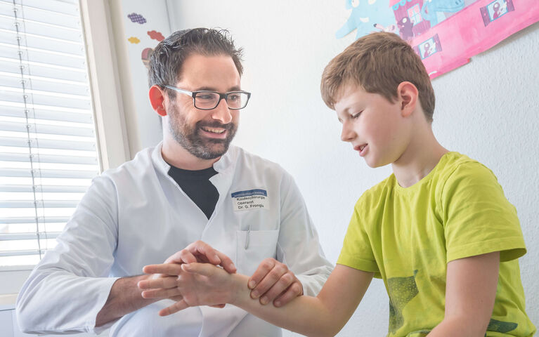 Children at the hospital